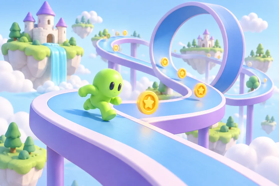 Loop Runner illustrative concept artwork